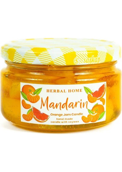 Mandalina Reçeli Mum 220 gr