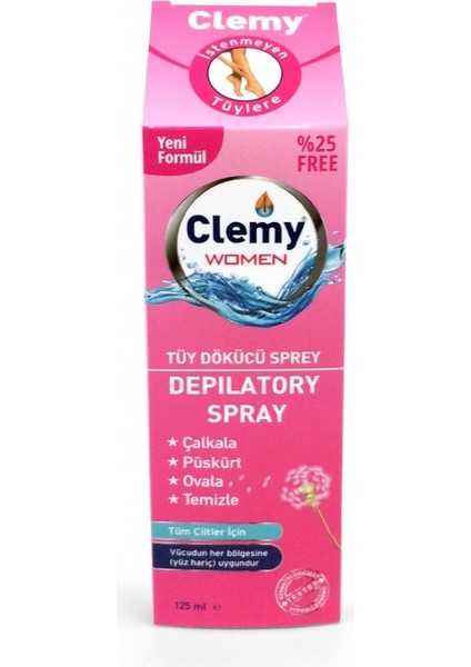 Turuncix Clemy Tüy Dökücü Sprey Bayan Normal