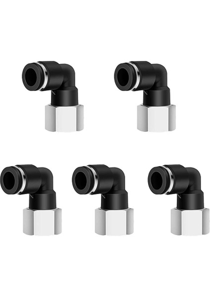 Pnömatik Dirsek Dişi Rekor 3/8X10 mm Paket 5 Adet