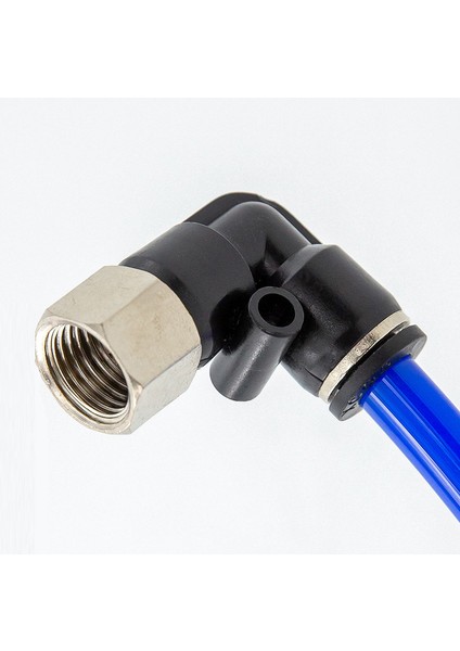 Pnömatik Dirsek Dişi Rekor 3/8X10 mm Paket 5 Adet