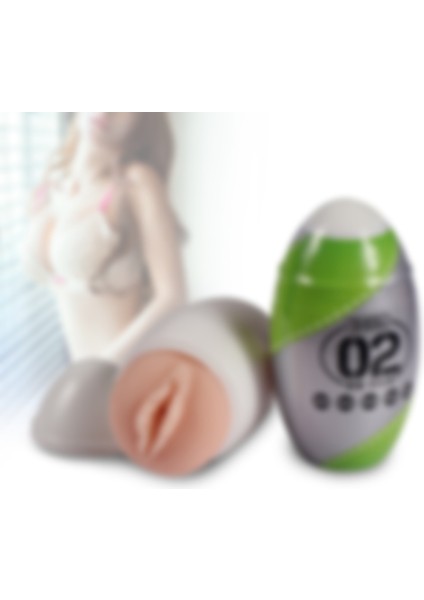 Hızlı Express Mini Masturbator Yeşil Renkli Cep Vajinası Egg Mastürbatör