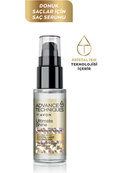 Advance Techniques Argan Yağı Içeren Parlaklık Veren ve Kabaran Saçlar Için Saç Serumu Paketi