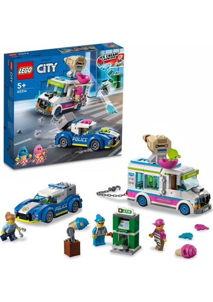 LEGO City Dondurma Kamyonu Polis Takibi 60314