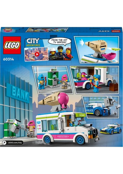 LEGO City Dondurma Kamyonu Polis Takibi 60314