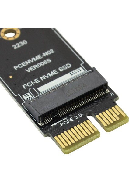 M.2 Nvme SSD Ngff To Pcie 3.0 X1 Adaptör M Key Kart Çevirici Dönüştürücü + Termal Pad