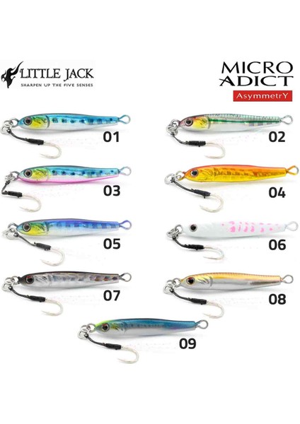Micro Adict Asymmetry 35MM 3gr Jig Yem