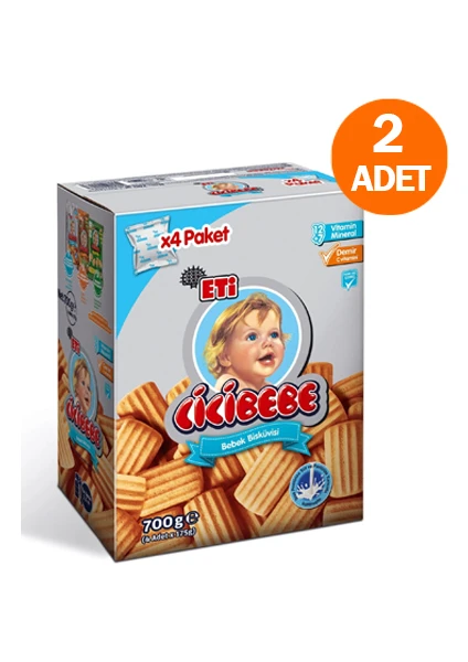 Cicibebe Bebek Bisküvisi 700 gr (2 Adet)