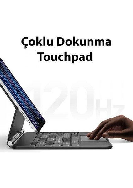 iPad Pro 11 Magic Keyboard Kılıf Bluetooth Klavye iPad Pro 11 Kılıf Klavye Manyetik Kapak