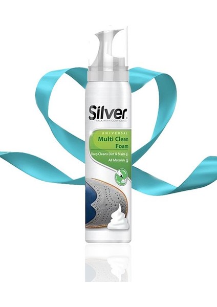 3'lü Silver Set - Su Itici Sprey 300 ml + Ayakkabı Deodorantı & Temizleme Köpüğü