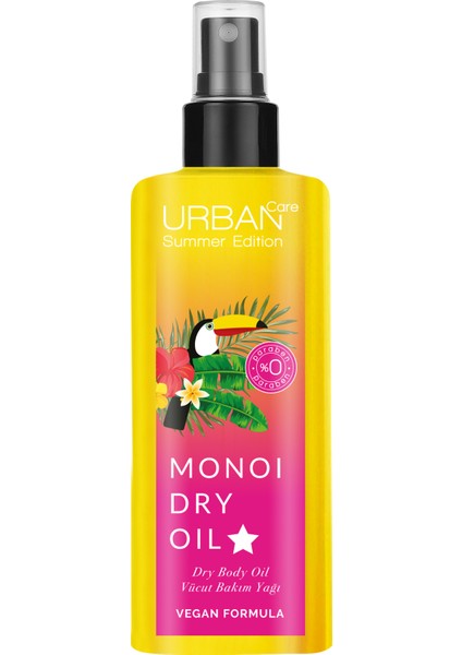 Summer Body-Monoi Yağı içeren, Besleyici ve Nemlendirici Kuru Vücut Yağı-Vegan-150 ML fiyatları