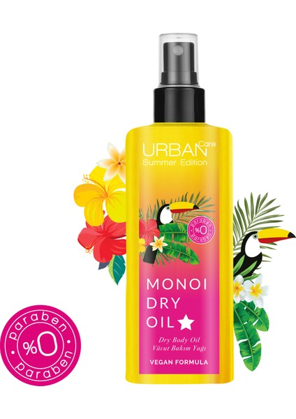 Summer Body-Monoi Yağı içeren, Besleyici ve Nemlendirici Kuru Vücut Yağı-Vegan-150 ML modelleri