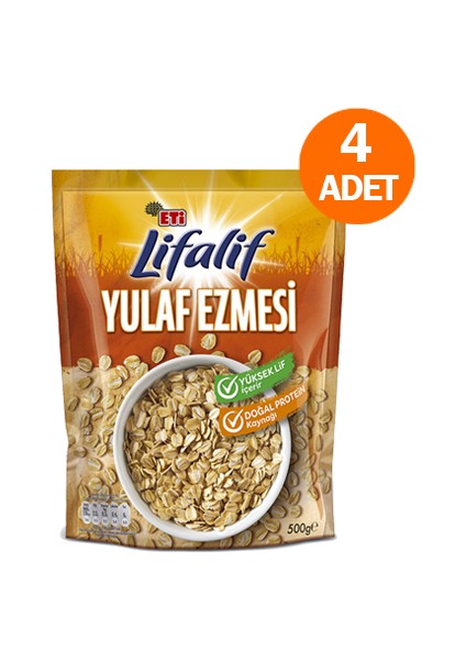 Lifali Yulaf Ezmesi 500 gr x 4 Adet