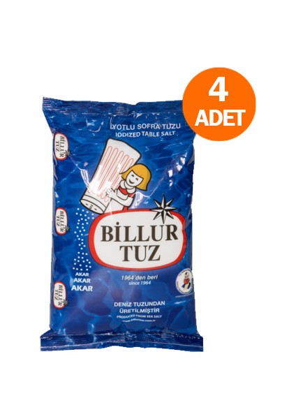 Tuz 1,5 kg x 4 Adet