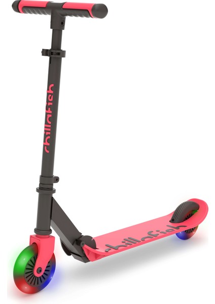 Flexxi Glow - Işıklı Katlanabilir 2 Tekerlekli Scooter - Coral