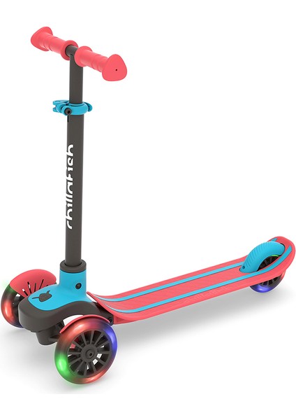 Scotti Glow - 3 Tekerlekli Işıklı Scooter - Kırmızı