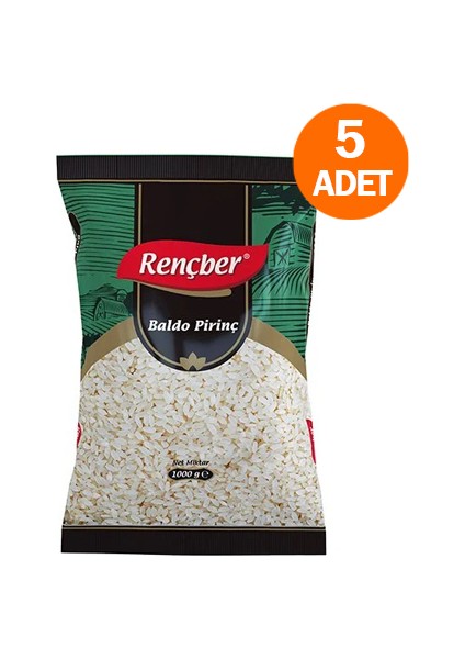 Baldo Pirinç 1 kg x 5 Adet