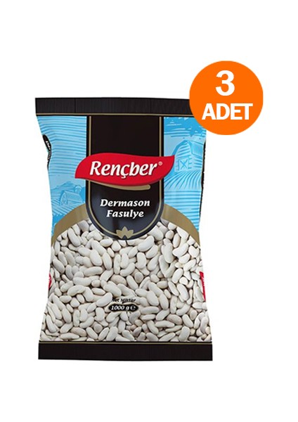 Dermason Fasulye 1 kg x 3 Adet