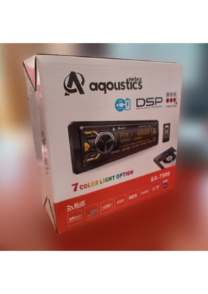 Aqoustics 3AMFI Çıkışlı Işlemcili USB Bluetooth Profesyonel Oto Teyp