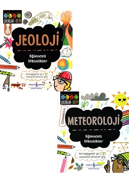 Jeoloji Ve Meteoroloji Eğlenceli Etkinlikler 2’li Set İş Bankası Kültür Yayınları - Jenny Jacoby