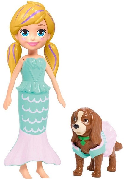 GDM15 Polly Pocket ve Hayvan Dostu Kostüm Giyiyor Oyun Seti / +4 Yaş fırsatları