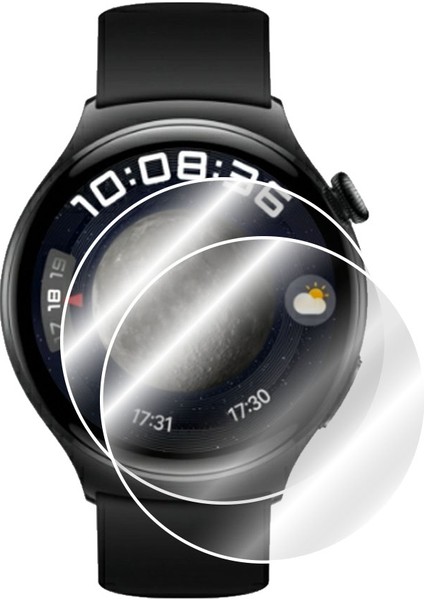 Huawei Watch 4 ve 4 Pro ile Uyumlu Ipg Hydrogel Görünmez Ekran Koruyucu (2 Adet)
