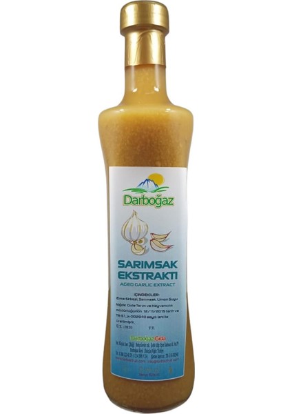 Sarımsak Ekstratı 500 ml ℮