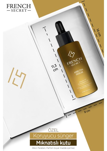 Leke Karşıtı Cilt Tonu Eşitleyici Aydınlatıcı Bakım Serumu 30 ml Arbutin %2 + Hyaluronic Acid indirimleri