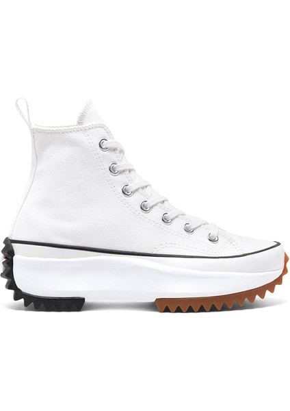 Run Star Hike Canvas Platform Kadın Beyaz Sneaker Ayakkabı 166799C