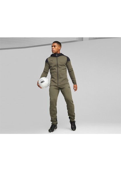 Teamcup Casuals Hooded Jkt Erkek Futbol Ceketi 65798735 Haki indirimleri