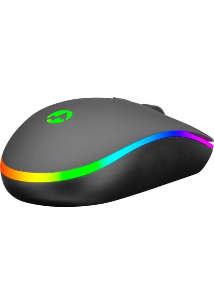 SM-GX66 USB Siyah Rgb Işık Efektli Gaming Oyuncu Mouse
