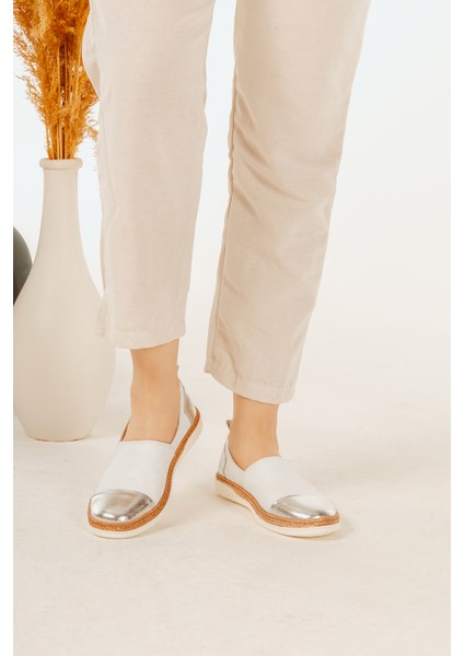 Deri Lastikli Renkli Rahat Kadın Günlük Casual Babet Ayakkabı indirimleri