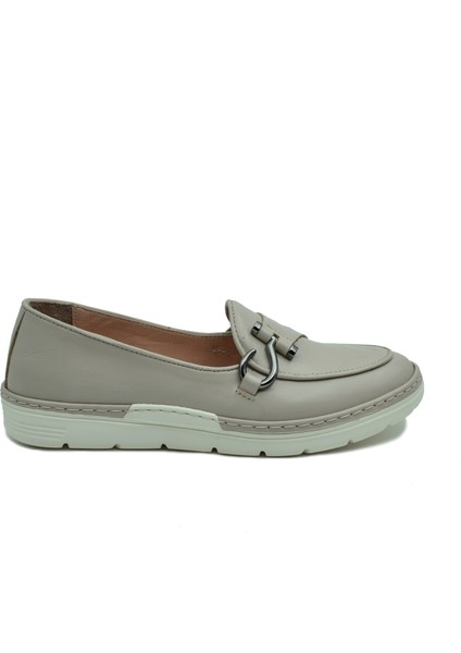 Deri Toka Detaylı Günlük Rahat Kadın Babet Casual Ayakkabı indirimleri