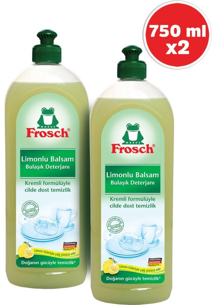 Limonlu Bulaşık Balsamı 750 ml 2'li