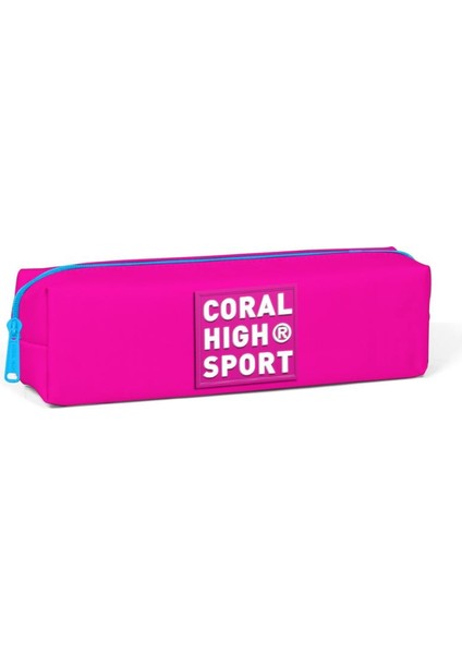 Sport Neon Pembe Mavi Tek Bölmeli Kalem Çantası 22351