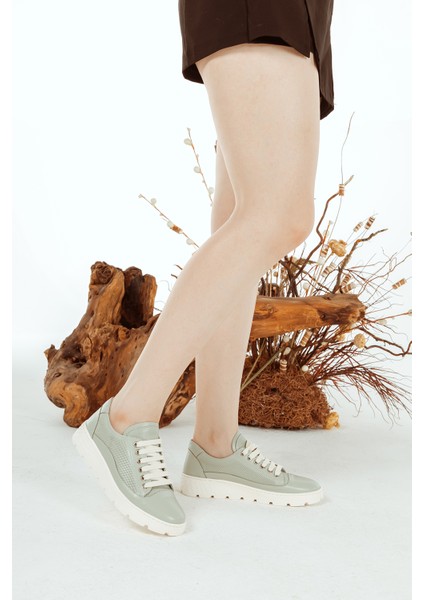 Deri Bağcıklı Rahat Kadın Günlük Casual Ayakkabı indirimleri