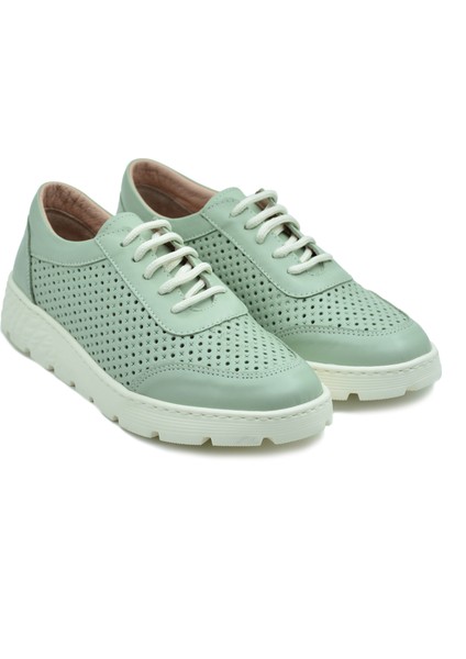 Deri Bağcıklı Baskılı Rahat Kadın Günlük Casual Ayakkabı indirimleri