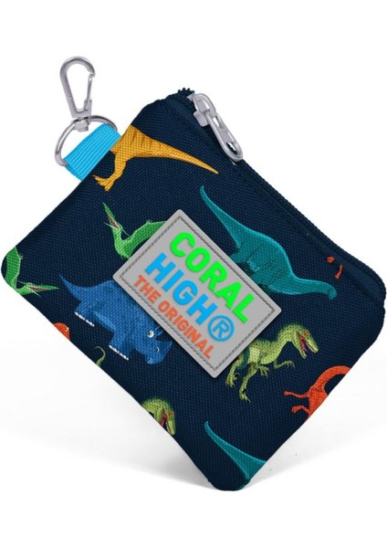 Kids Lacivert Mavi Dinazor Desenli Bozuk Para Çantası 21740 modelleri