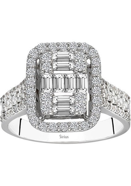 F Renk 1,13 Karat Baget Pırlanta Yüzük 0447R0033 fiyatları