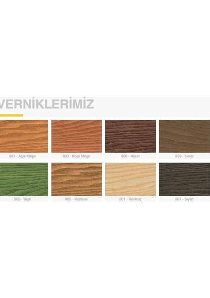 Gen Ahşap Verniği Ceviz 700 gr