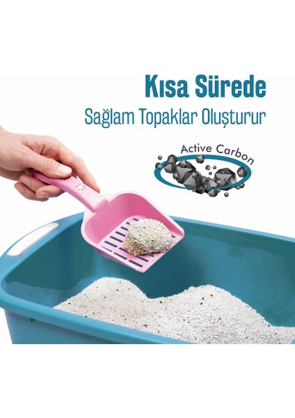 AA250 Aktif Karbon Granüllü Topaklanan Kedi Kumu 10 Lt x 2 Adet