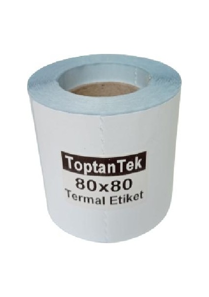 80 x 80 Termal Etiket G.80 mm Y.80 mm Bir Rulo 300 Adet