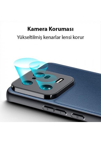 Dokuma Silikon Çok Katmanlı Xiaomi 13 Pro Kılıf Darbe Koruyucu Ince Zarif Dokuma Xiaomi 13 Pro