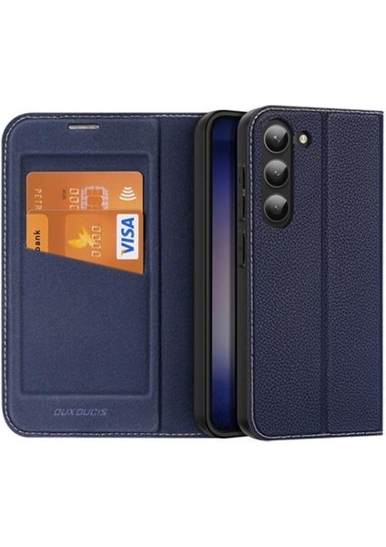 Magnetic Pu Deri Cüzdanlı Kapaklı Standlı Samsung Galaxy S23 Plus Kılıf 2 Kart Bölmeli Galaxy S23 Plus Kılıf