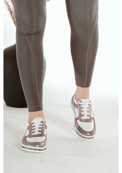 Hakiki Deri Bağcıklı Renkli Rahat Kadın Günlük Spor Ayakkabı fiyatları