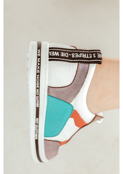 Hakiki Deri Bağcıklı Renkli Rahat Kadın Günlük Spor Ayakkabı modelleri