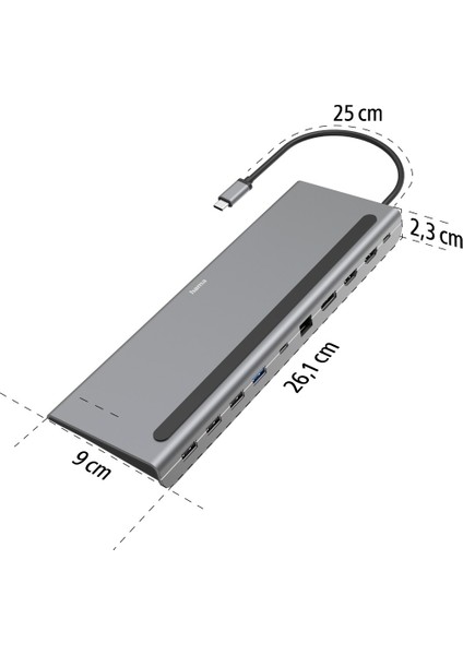 Usb-C Hub, Stand, 10 Port 4xusb-A,2xusb-C,hdmı,lan