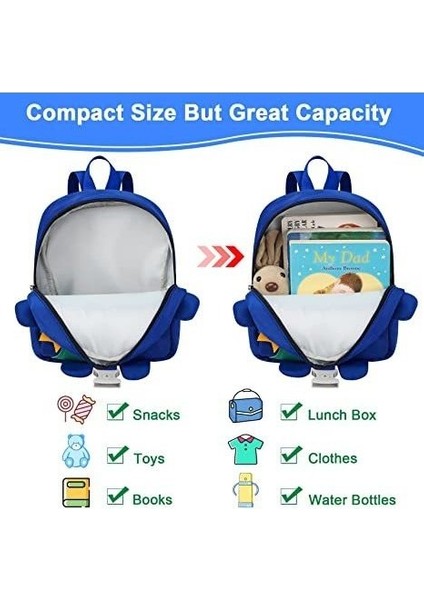 Dinozor Kaybolmayan Yakalı Çocuk Güvenliği Sırt Çantası (Yurt Dışından) fırsatları