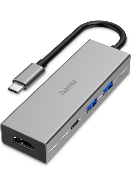 Usb-C 3.2 Adaptör, 2xusb-A, 1xusb-C, 1xhdmı