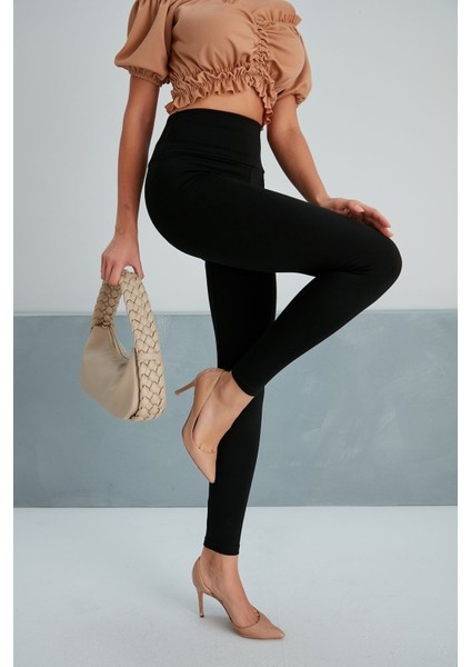 Büyük Beden Yüksek Bel Toparlayıcı Korse Çelik Örme Tayt - Plus Size fiyatları