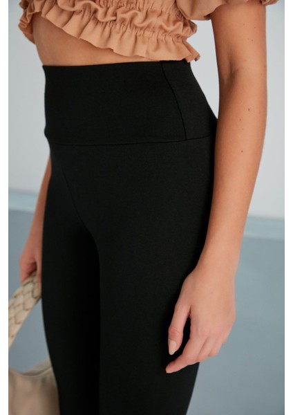 Büyük Beden Yüksek Bel Toparlayıcı Korse Çelik Örme Tayt - Plus Size modelleri